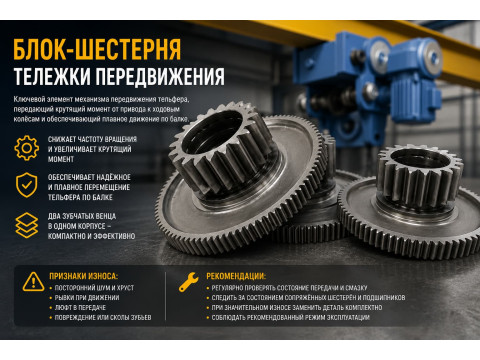 Признаки износа шестерни